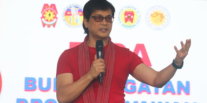 SILG Abalos talks about the objectives of the BIDA program during the Grand Caravan at Isabela Convention Center