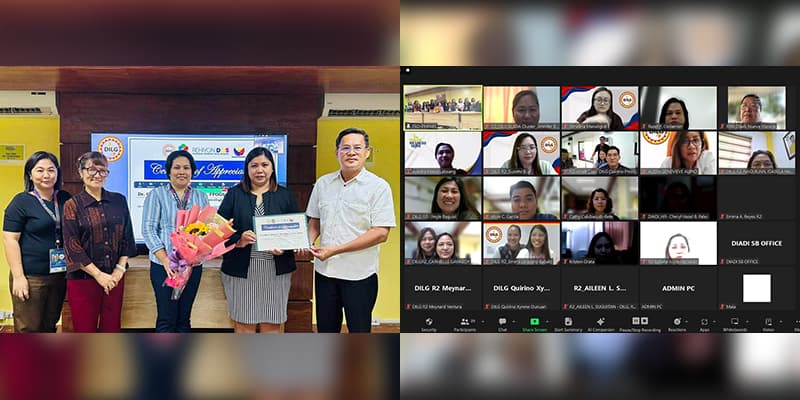 DILG Regional Office, Regional Government Center, Carig Sur,Tuguegarao City – DILG R2 personnel (face-to-face and online participants) during the discussion by Dr. Carla L. Dela Cruz