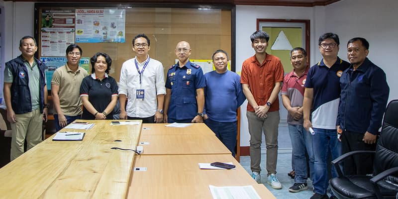 Dir. Banatao, LEO 70 -PMO staff, RPDMU Chief Tambauan, pose for a group photo with NGA representatives at the DILG Regional Office 2 before departing for the inspection of SBDP projects.