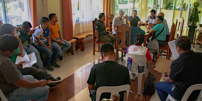 Before inspecting the 13 projects in LGU Piat, the team had a courtesy call and pre-conference with Mayor Leonel C. Guzman