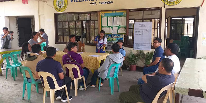The RTF-ELCAC and RPMC conducted a pre-conference in Brgy. Villarey for the provision of renewable energy-based electrification (solar panel) which is a component of a Level III Potable Water System and Concreting of Farm-to-Market Road.